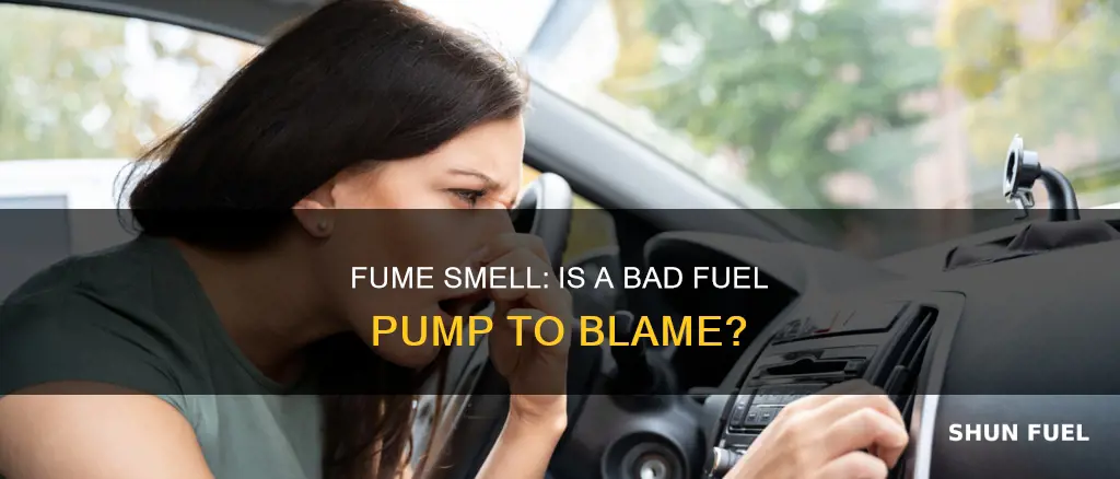 can bad fuel pump cause fume smell in car