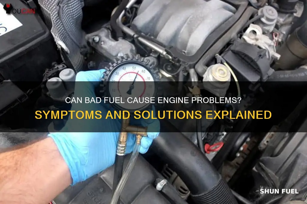 can bad fuel symptoms