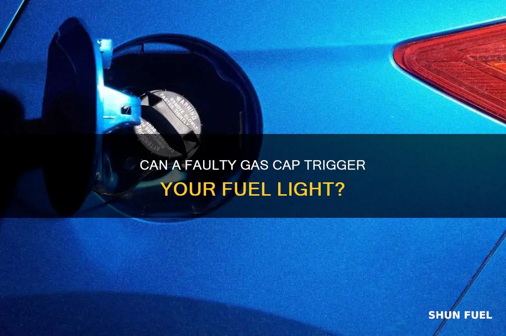 can bad gad cause ur fuel light to come on