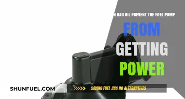 Can Contaminated Oil Disrupt Fuel Pump Power Supply?