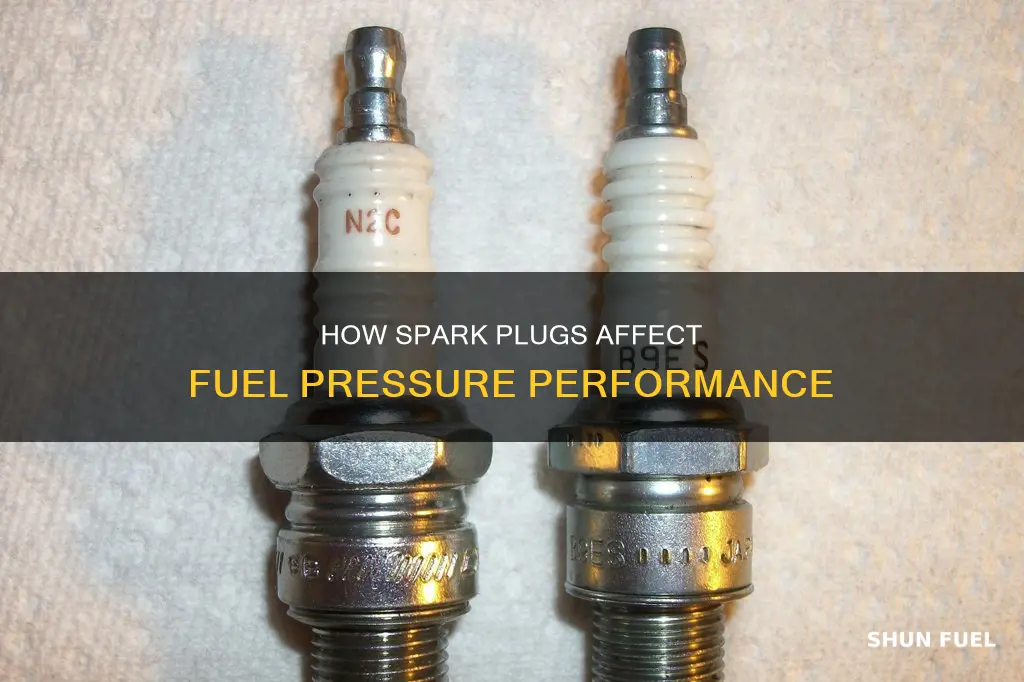 can bad spark plugs cause low fuel pressure