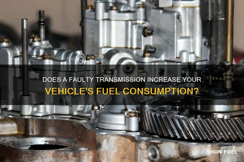 can bad transmission use more fuel