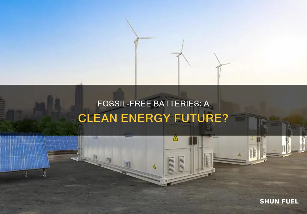 can batteries be made without fossil fuels