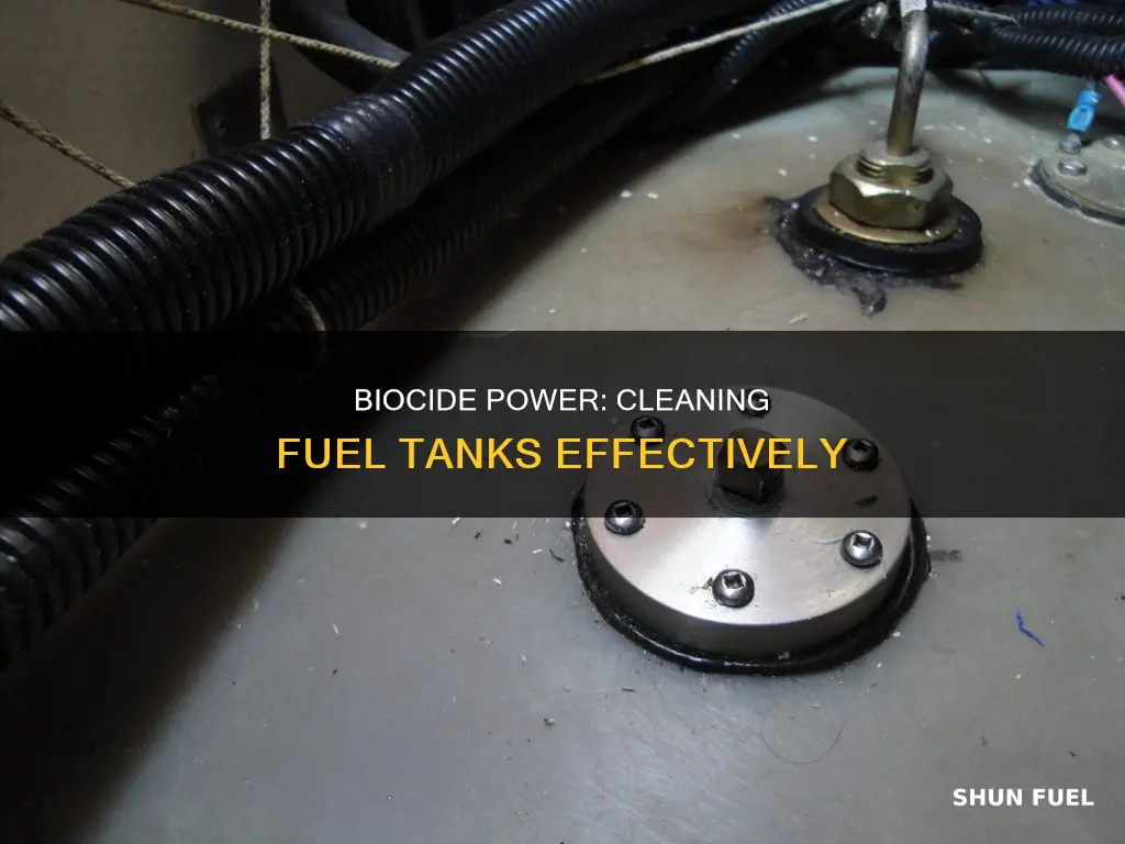 can biocides actually clean fuel tanks