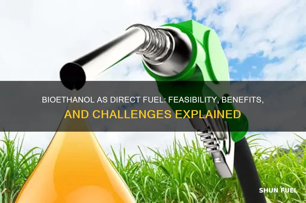 can bioethanol be used directly as a fuel