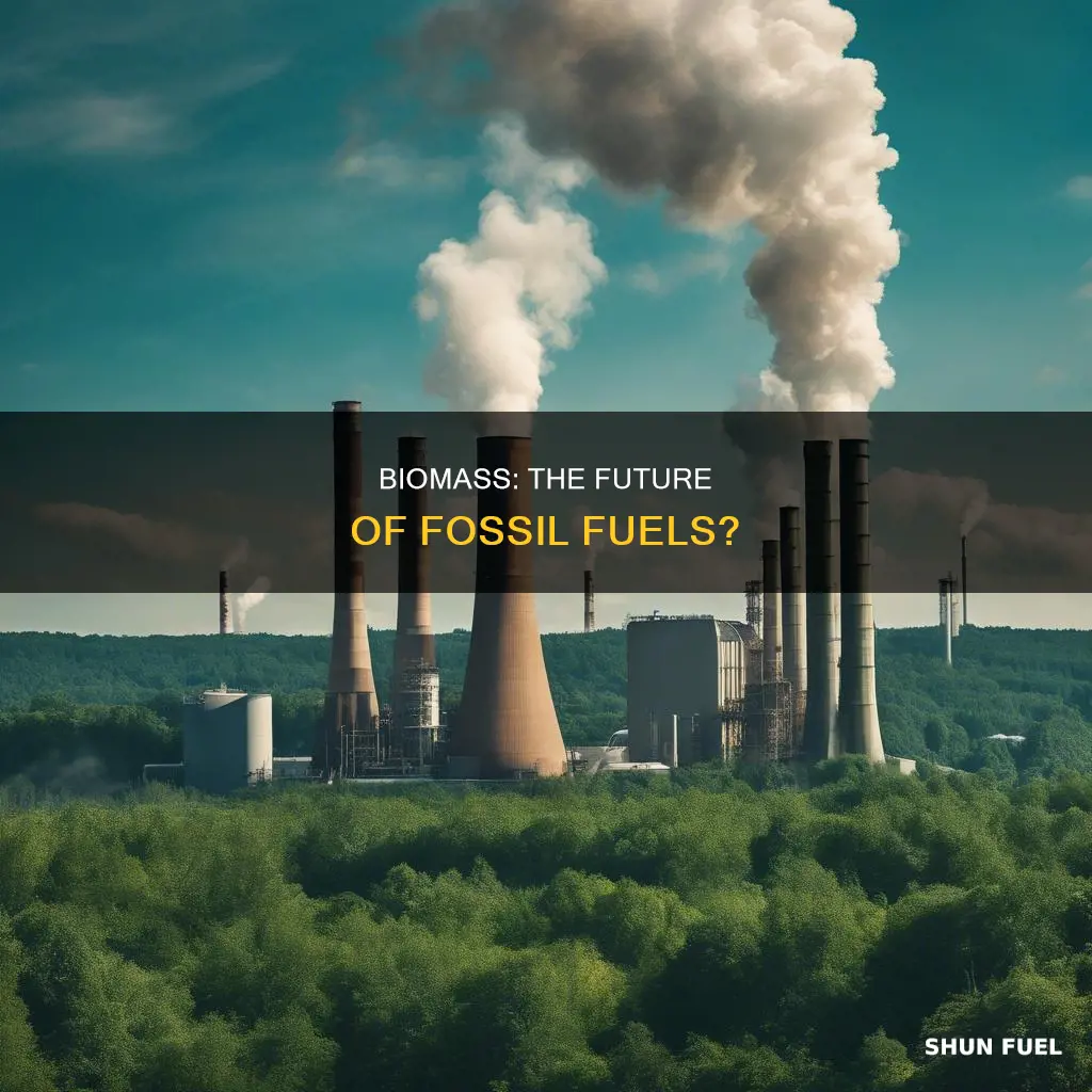can biomass make fossil fuels