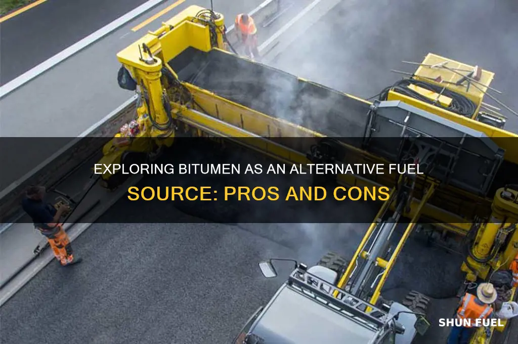 can bitumen be used as a fuel