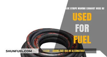 Can Blue Stripe Marine Exhaust Hose Safely Handle Fuel Applications?