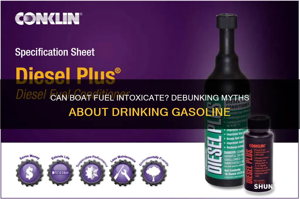 can boat fuel get you drunk