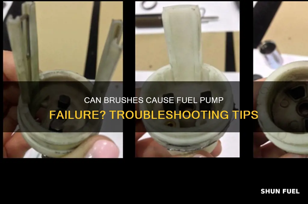 can brushes cause a fuel pump to not turn on