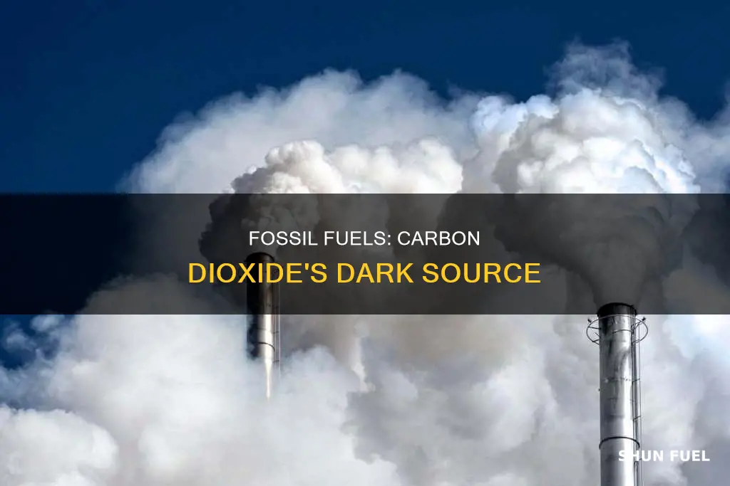 can burning fossil fuels produce carbon dioxide