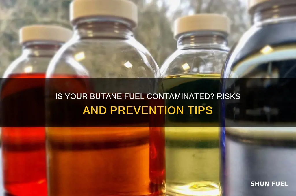 can butane fuel be contaminated