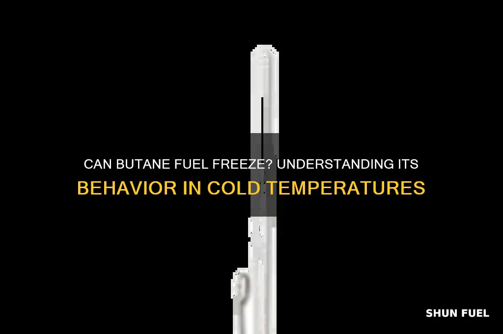 can butane fuel freeze