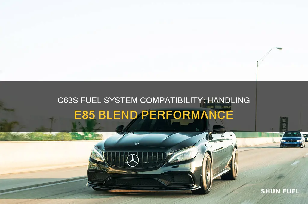 can c63s fuel system handle e85 blend