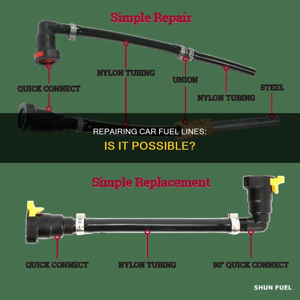 can car fuel lines be repaired