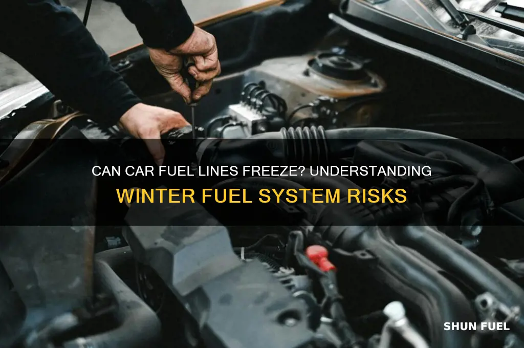 can car fuel lines freeze