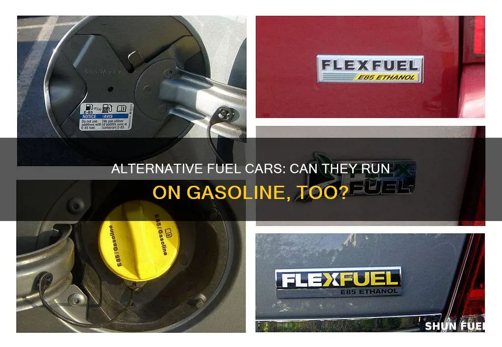 can car with alternative fuel drive on gasoline