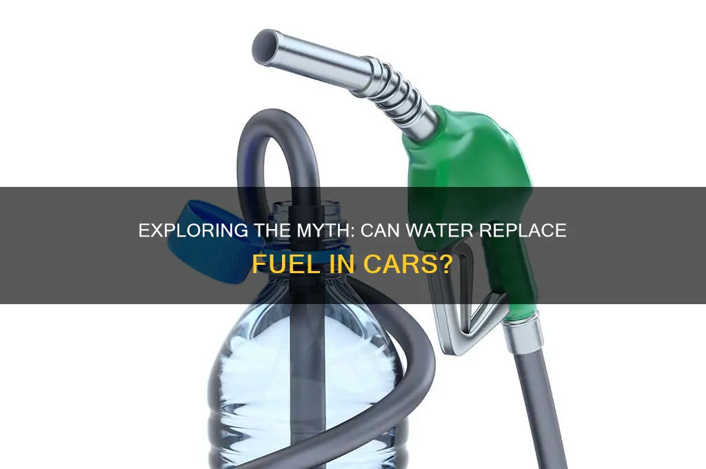 can cars run on water instead of fuel