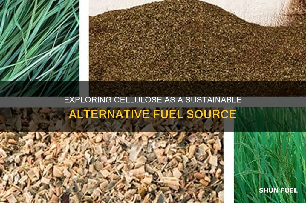 can cellulose be used for fuel