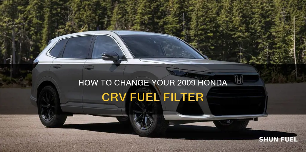 can change a 2009 honda crv fuel filter