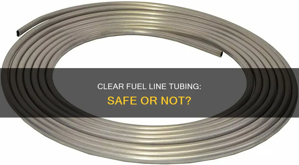 can clear tubing for fuel line