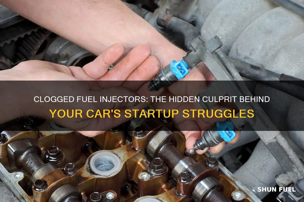 can clogged fuel injectors cause car not to start