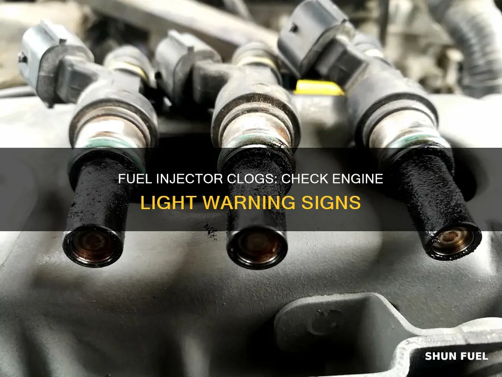 can clogged fuel injectors cause check engine light