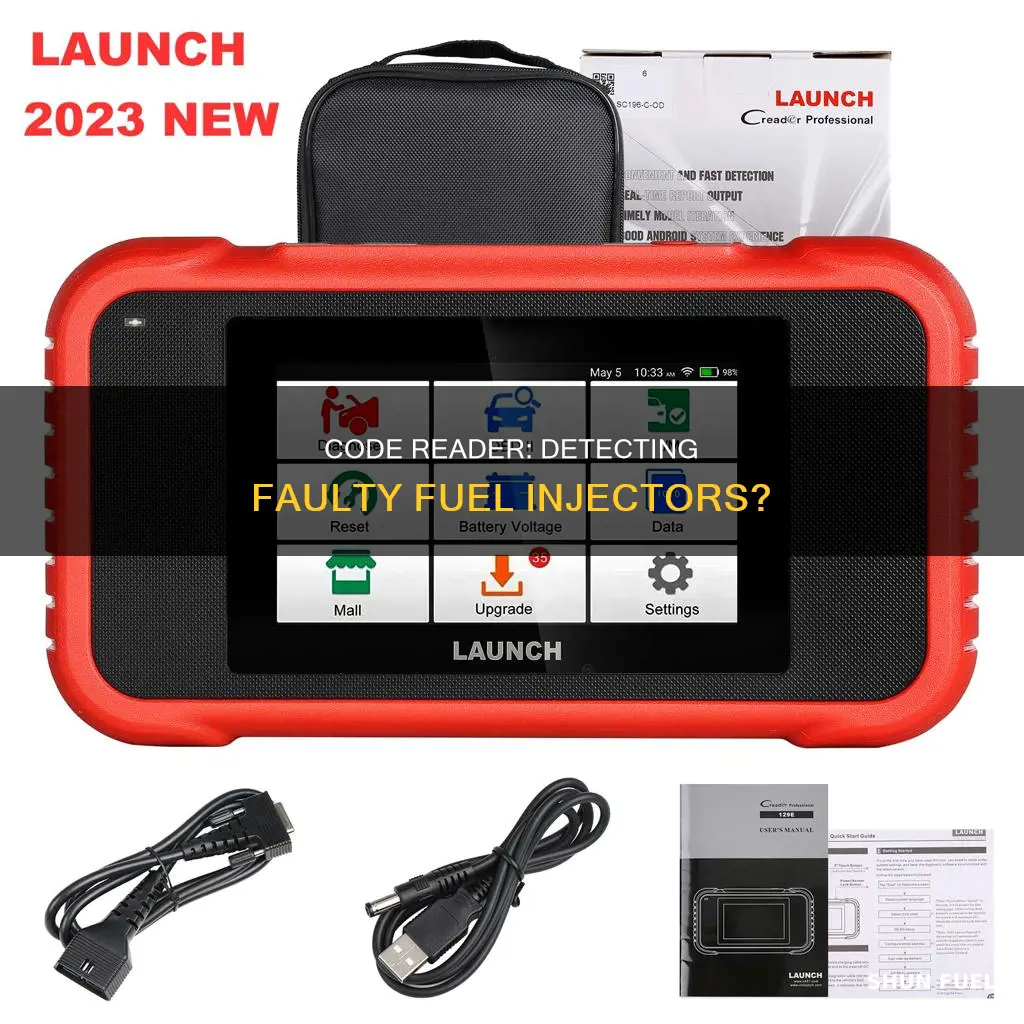 can code reader detect faulty fuel injector