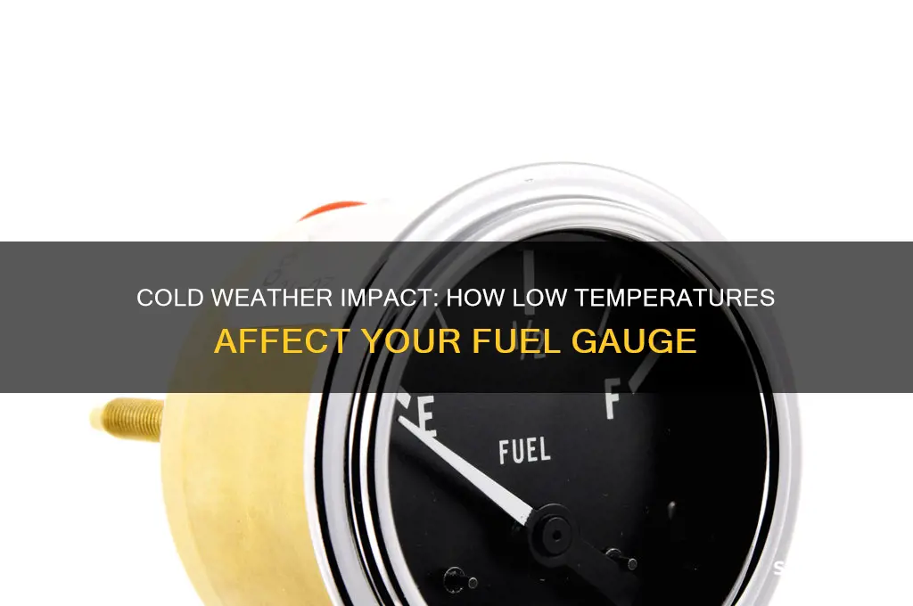 can cold weather affect fuel gauge