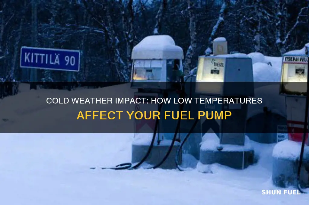 can cold weather affect fuel pump