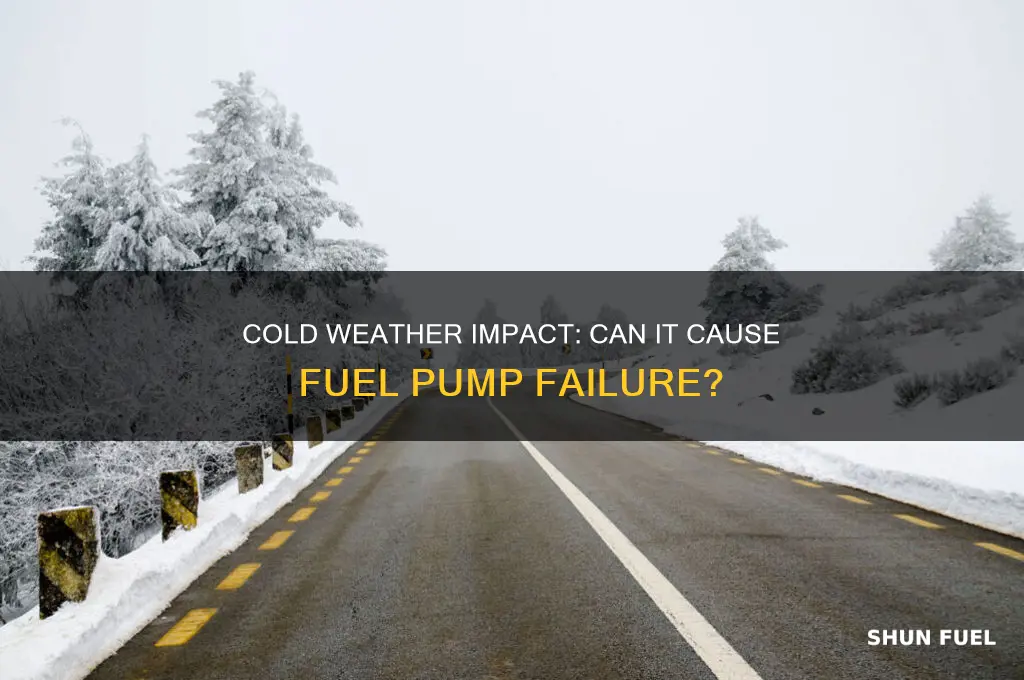 can cold weather make a fuel pump go out