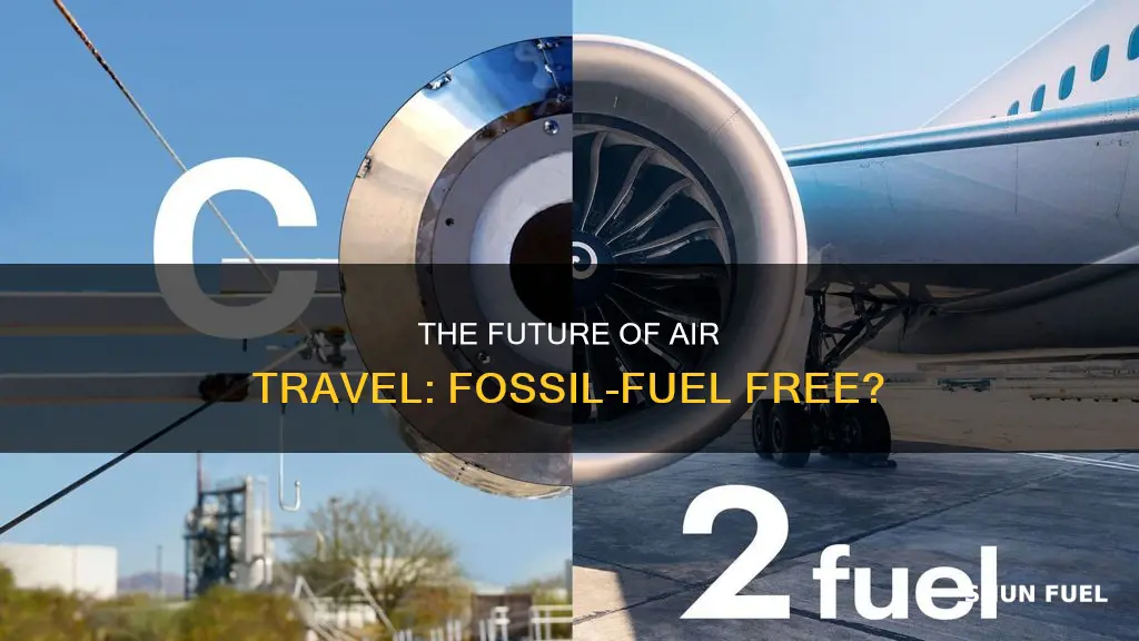 can commercial airplanes be viable without fossil fuels