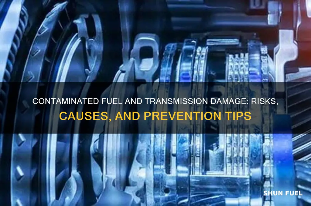 can contaminated fuel get into transmission