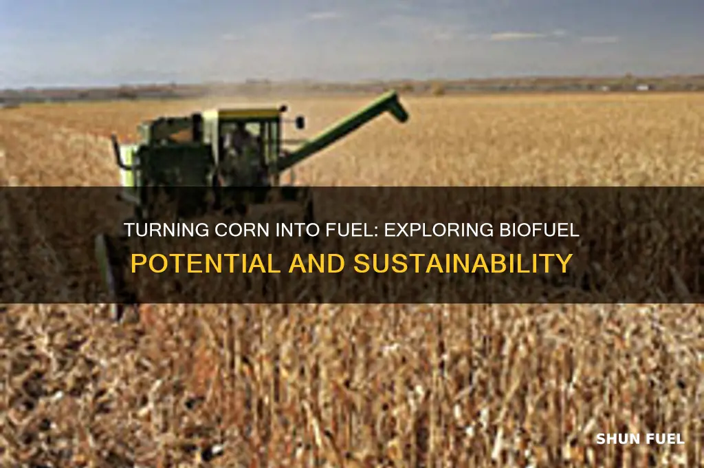 can corn be turned into fuel