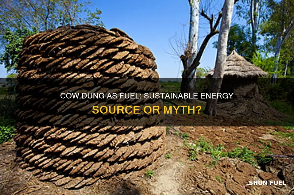 can cow dung be used as fuel