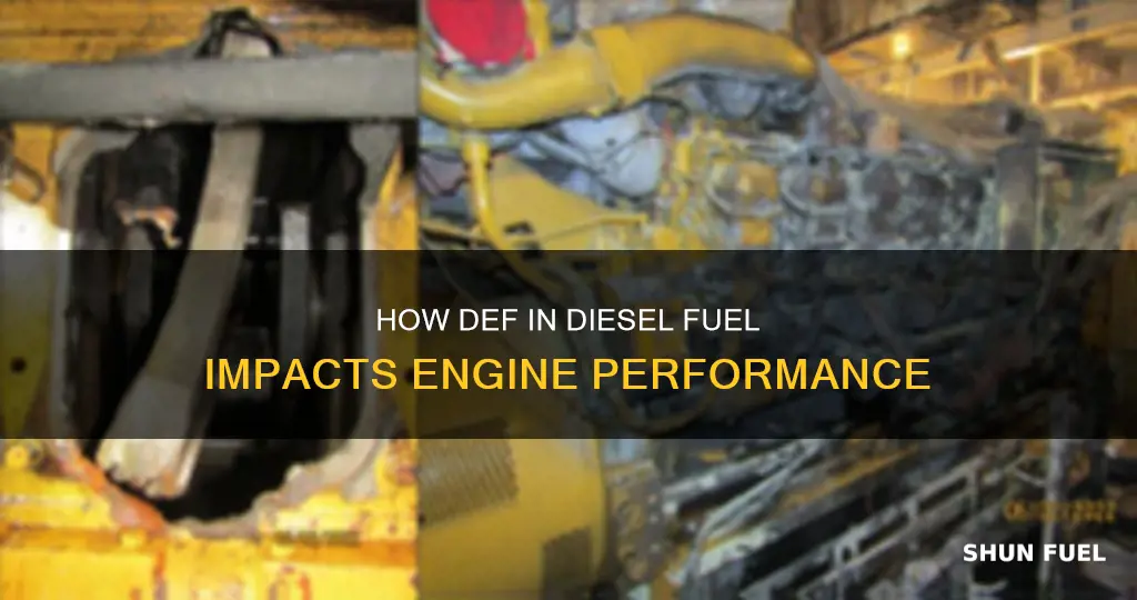can def in diesel fuel damage my diesel engine