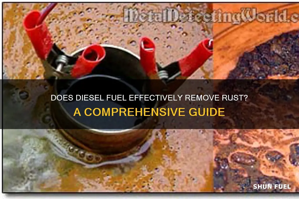 can desil fuel remove rust