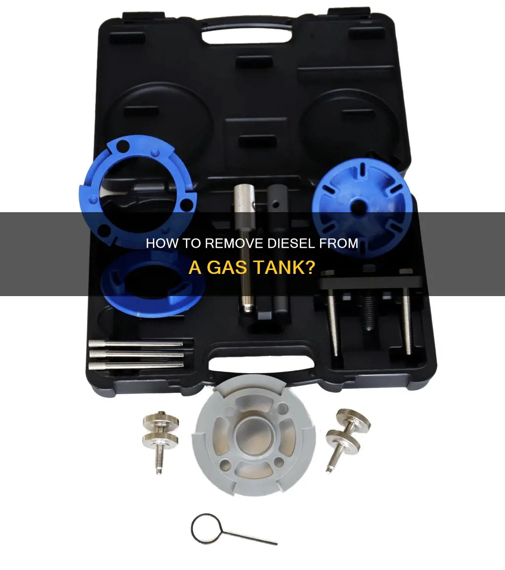 can diesal fuel be removed from a gas tank