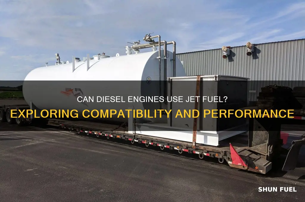 can diesel engines run on jet fuel