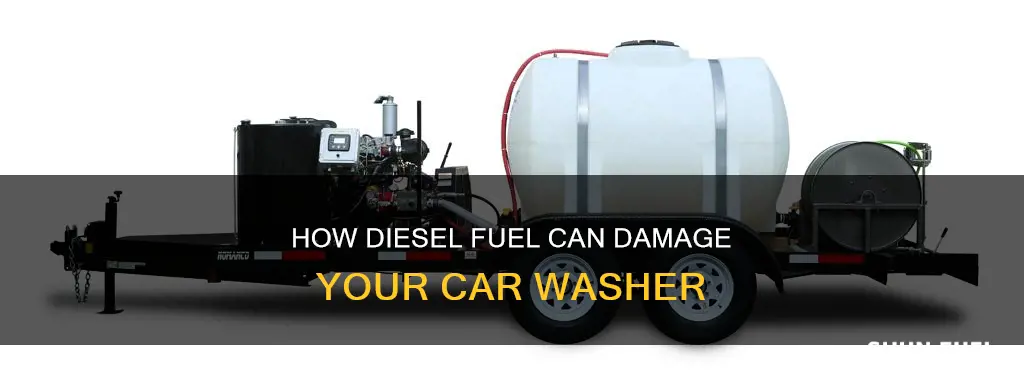 can diesel fuel bad foe washer