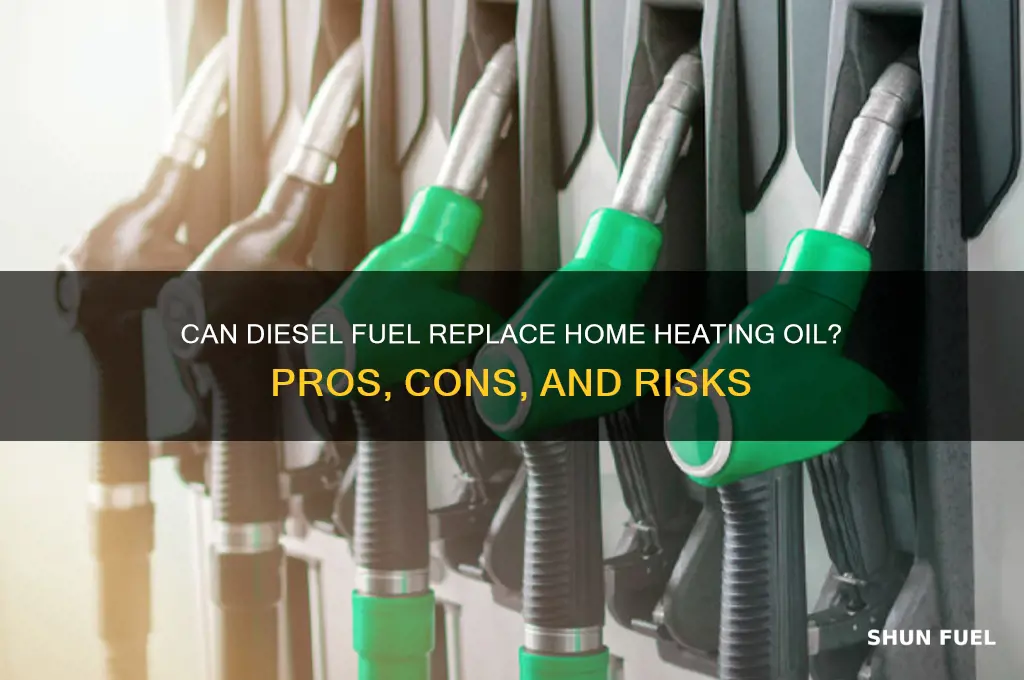 can diesel fuel be used as home heating oil