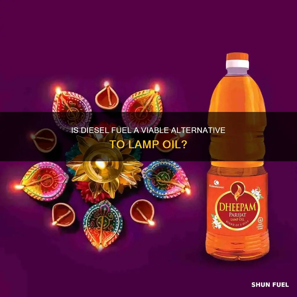 can diesel fuel be used as lamp oil