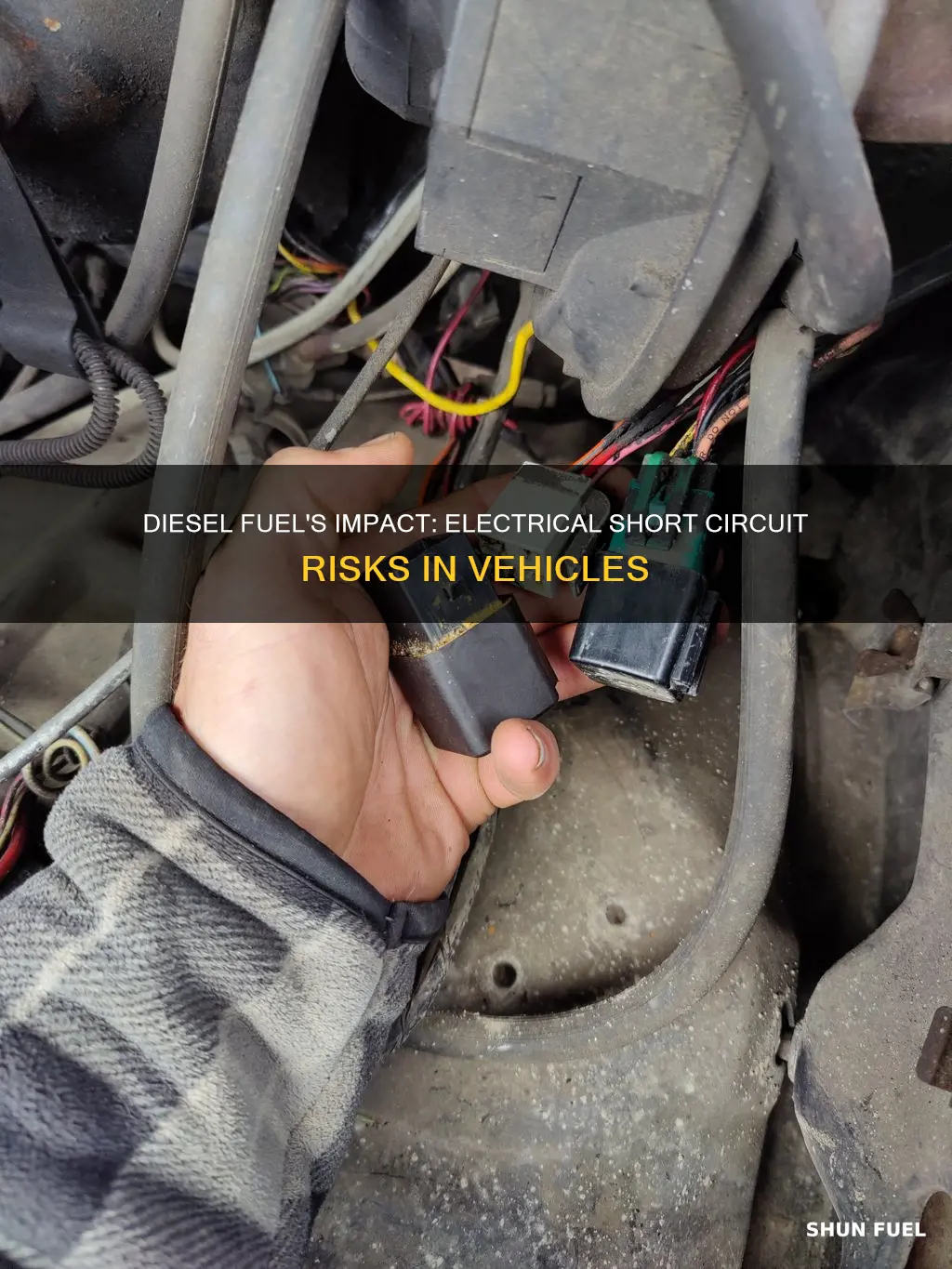 can diesel fuel cause a electrical short in a car