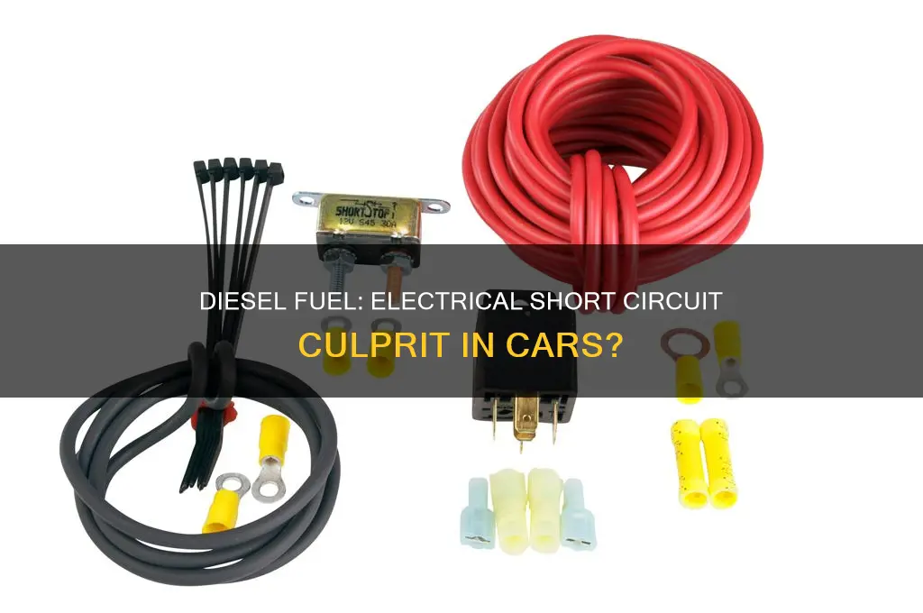 can diesel fuel cause a electrical short in a car
