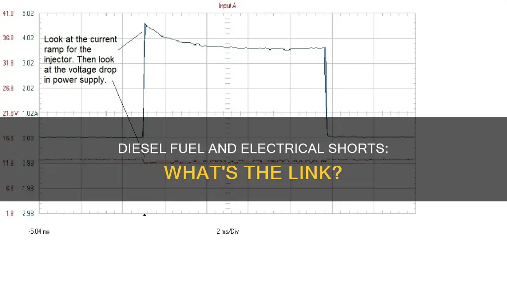 can diesel fuel cause a short
