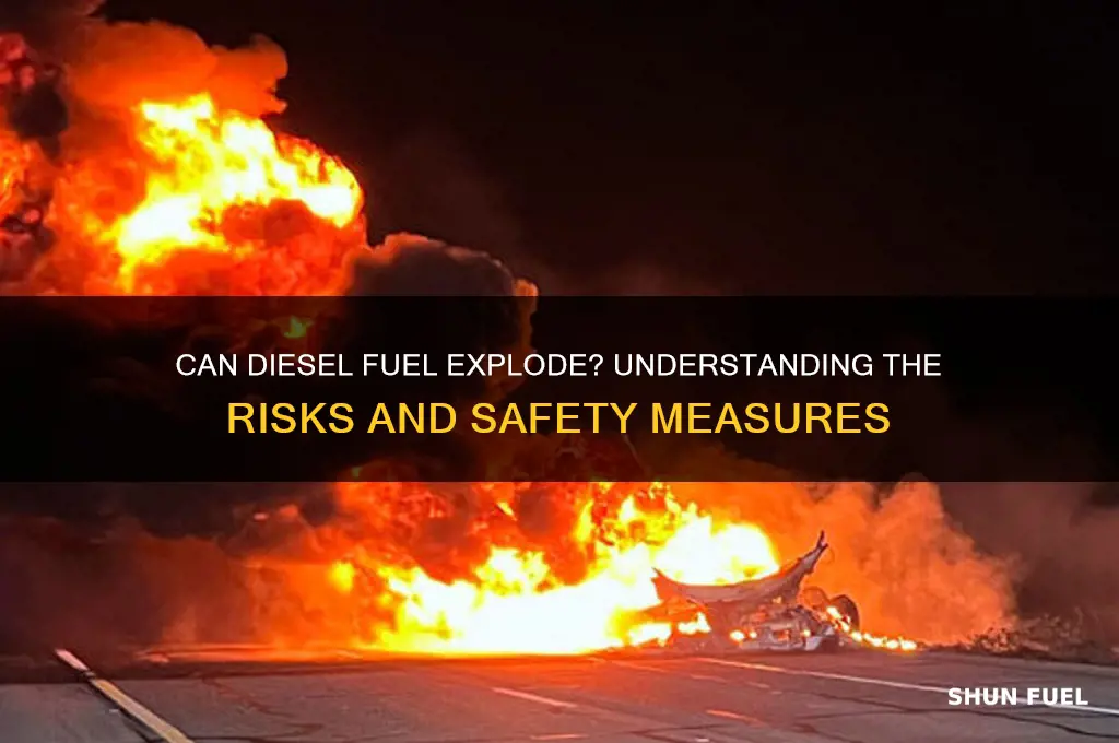 can diesel fuel explode