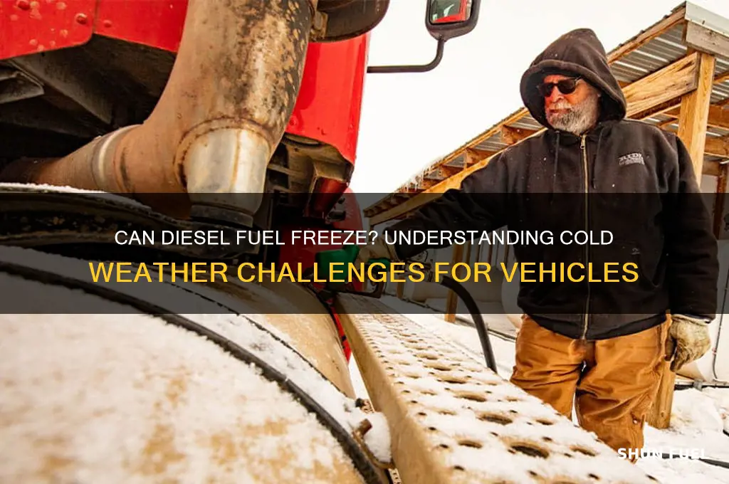 can diesel fuel freeze