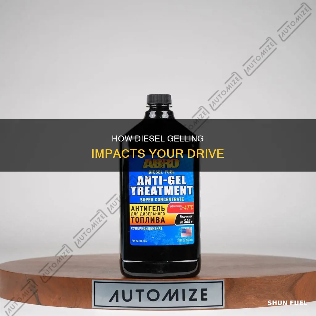 can diesel fuel gel while driving