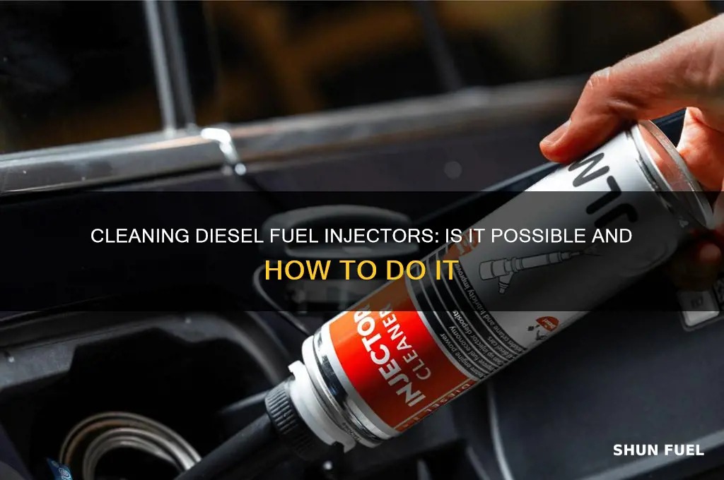 can diesel fuel injectors be cleaned
