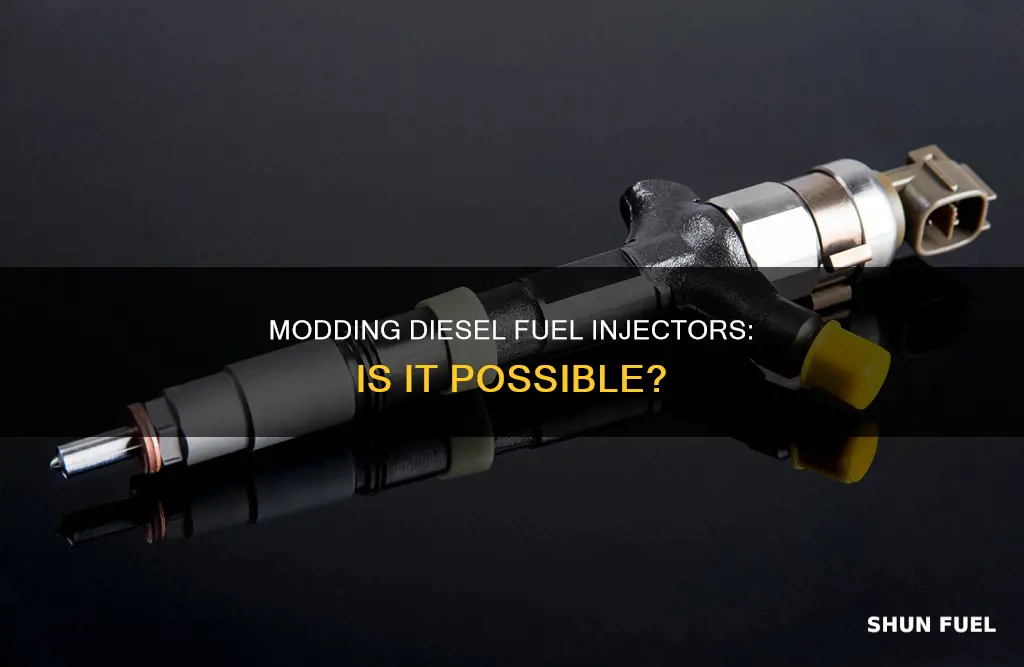 can diesel fuel injectors be modded